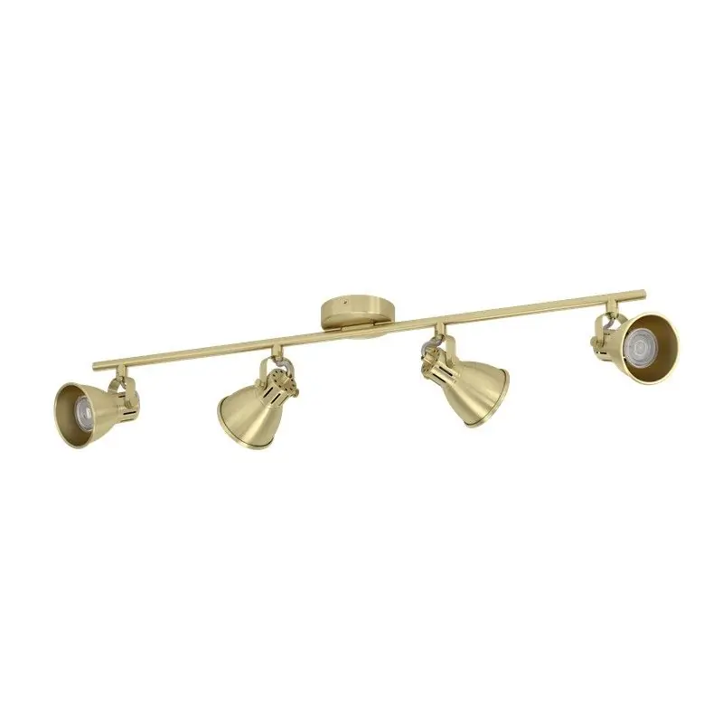 Lampe à 4 ampoules, modèle Seras, couleur Or Satiné par Eglo