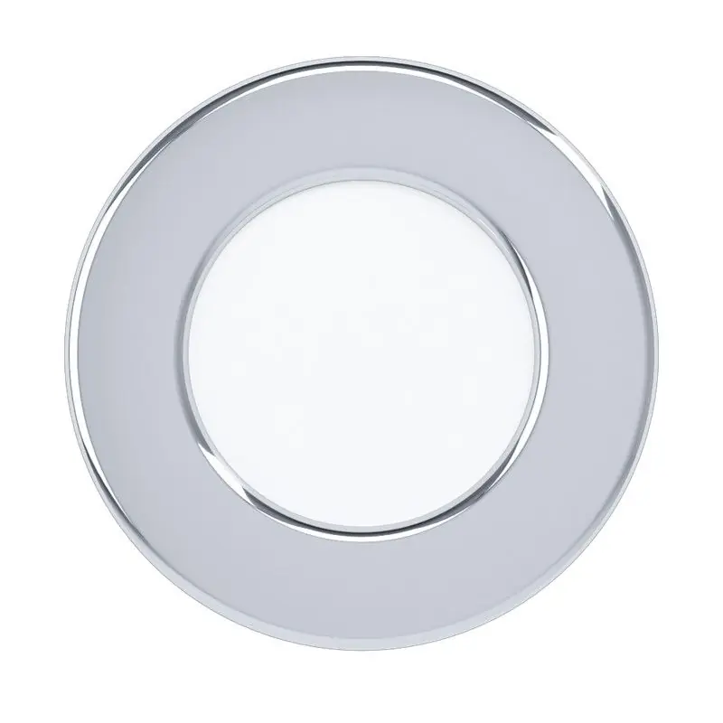 Lampe Encastrée modèle Fueva 5 Chrome 86mm 3000k IP44 par Eglo