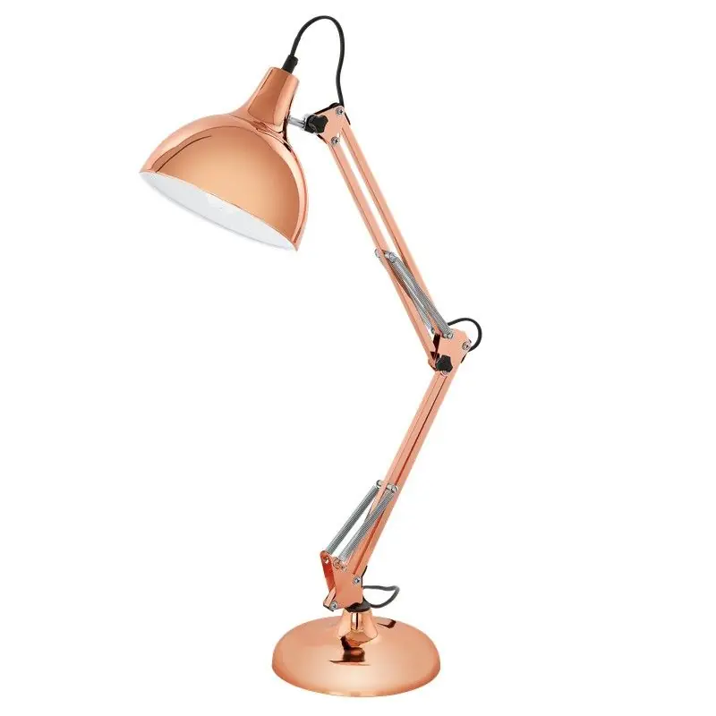 Lampe flexo modèle Borgillio de couleur Cuivre par Eglo