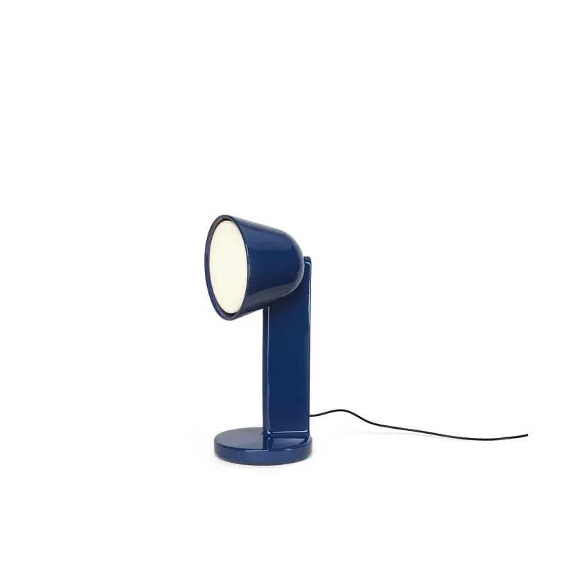Lampe de table bleue en céramique latérale - F1633014 - Flos