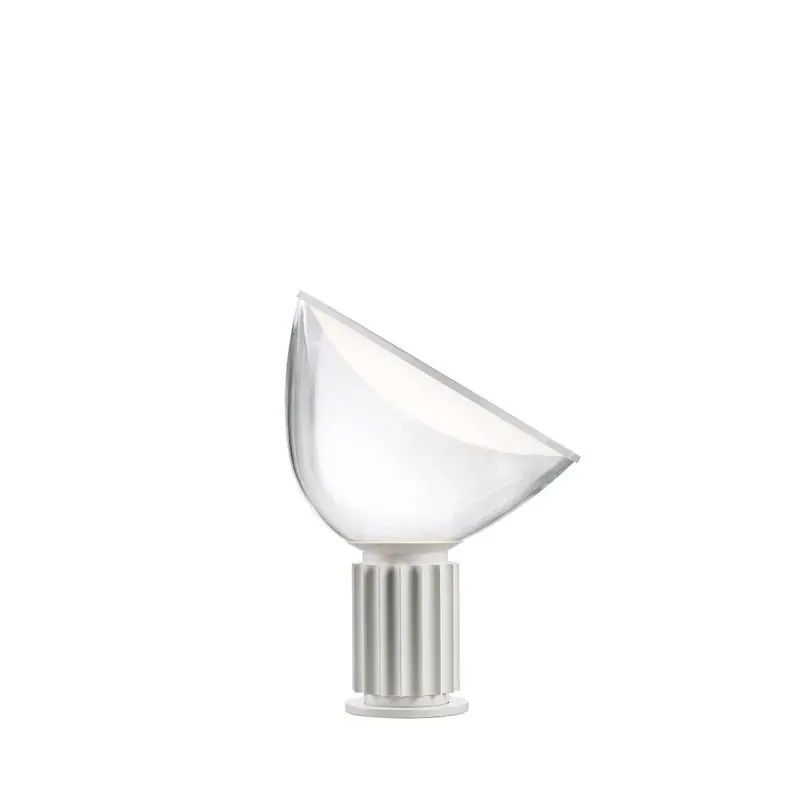 Petite lampe à poser Taccia Blanc mat - F6604009 - Flos