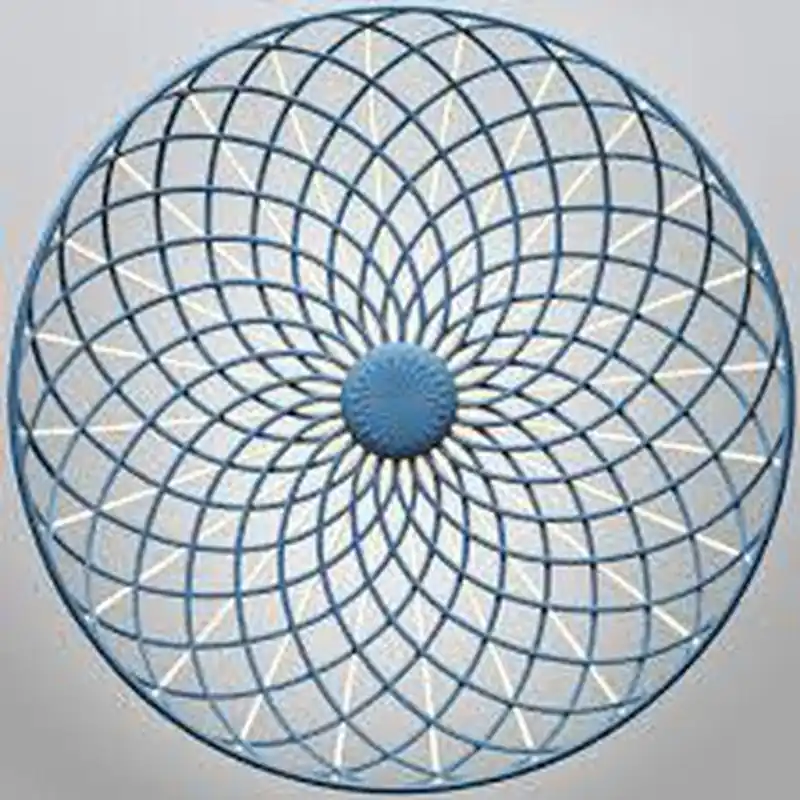 Plafonnier modèle Flos Skynest en Bleu