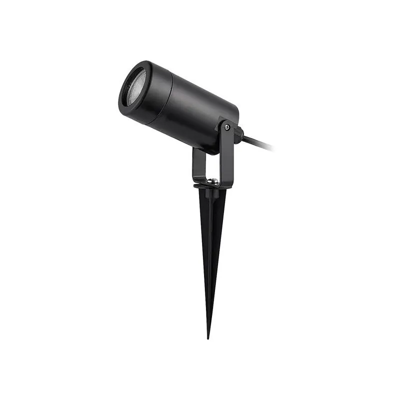 Lampe de Jardin LED Krobia, Noir GU10 IP65 par Rabalux
