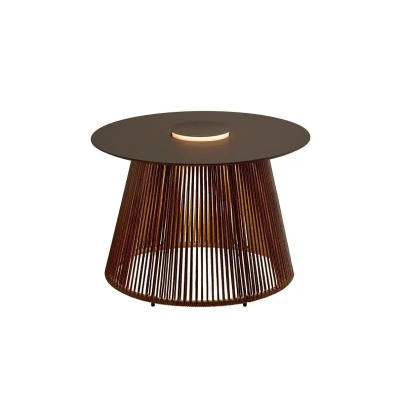 Lampe d‘extérieur à batterie Nit Portable M/60/R en marron par Bover
