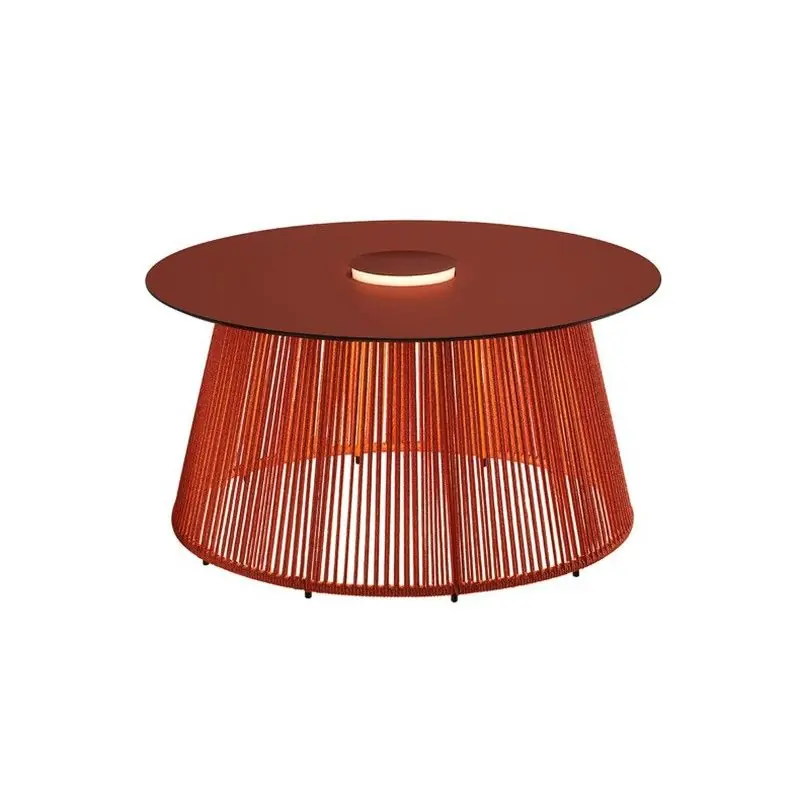 Lampe d‘extérieur à batterie Nit Portable M/80/R en orange par Bover