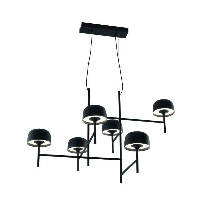 Lampe à Suspension de Plafond Bol S/6L Noir Mat Bover