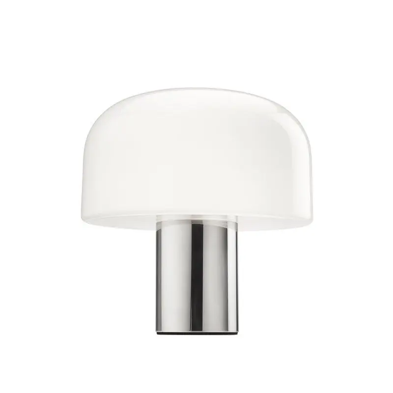 Lampe de table modèle Bellhop Glass T en couleur Aluminium de Flos