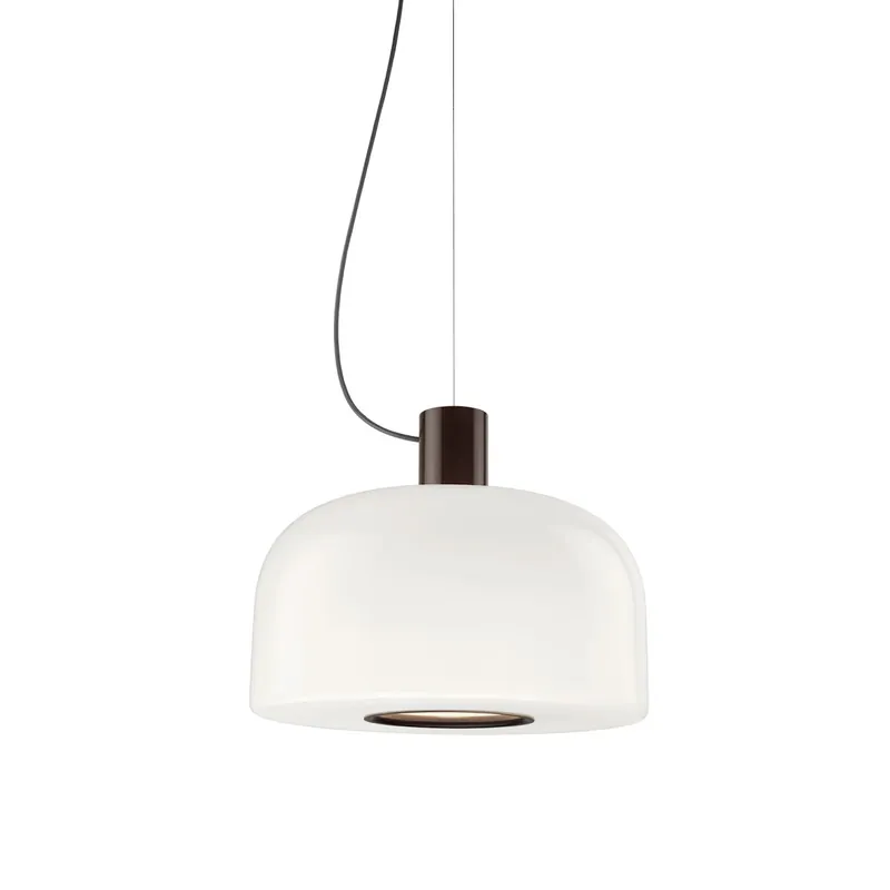 Lampe de plafond suspendue Bellhop Glass S2 en couleur Cioko de Flos
