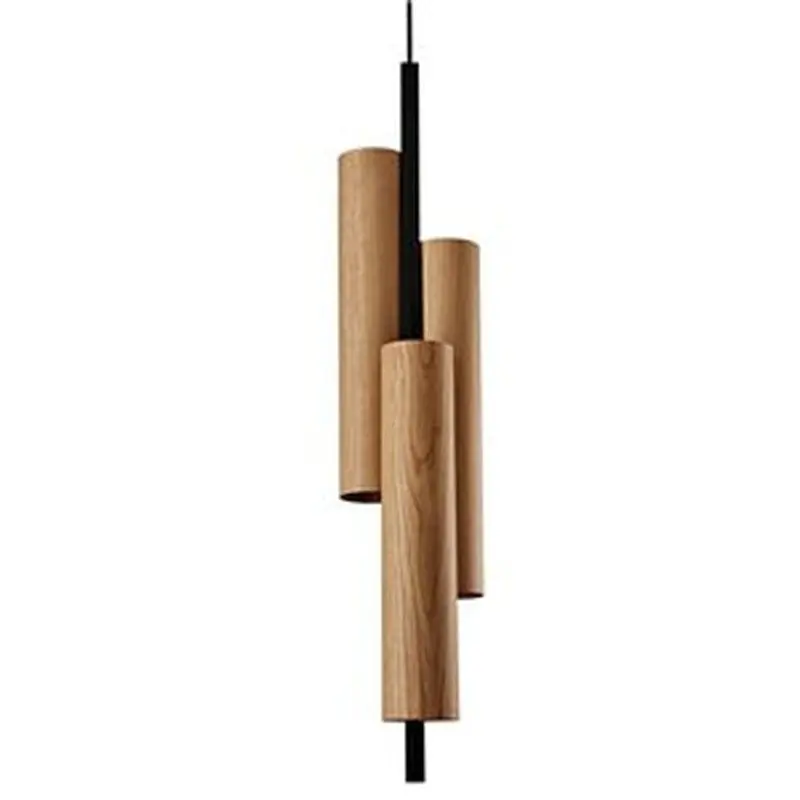 Suspension Triplet Black Note en noir mat, dimmable par Lzf
