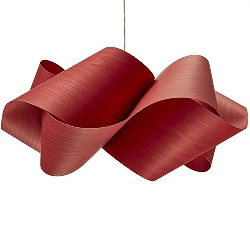 Petite suspension SWIRL avec rosace en nickel mat de Lzf.