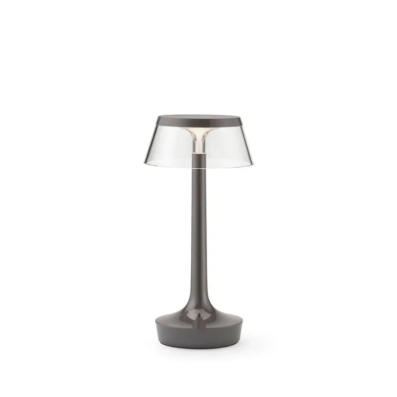 Lampe de table à piles Flos Bon Jour Unplugged en gris orage