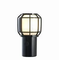 Lampe de table à piles LED Chispa noire de Marset