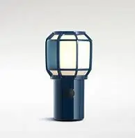 Lampe de table à piles LED bleue Marset Chispa