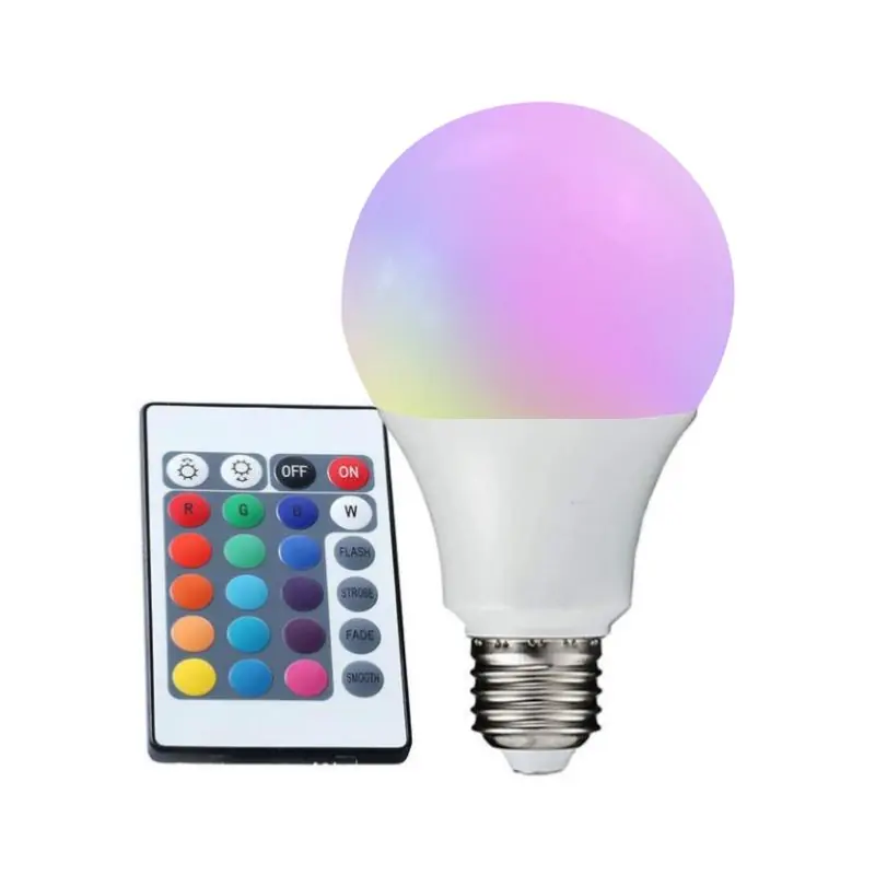 Ampoule E27 LED 5W 220V RGB