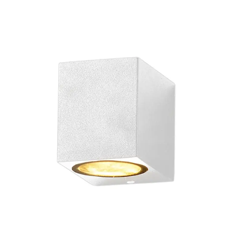 Applique Murale LED IP44 Rectangle pour Ampoules GU10