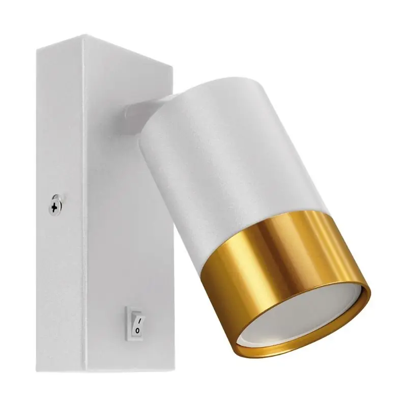 Applique Orientable avec Interrupteur pour Ampoule GU10