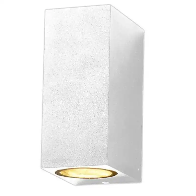 Applique Murale LED Carrée IP44 double faisceau GU10