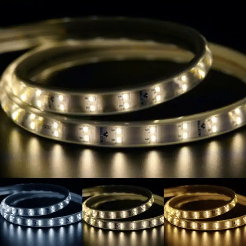 Ruban LED 220V Double Rangée 2835 IP65 (au mètre)