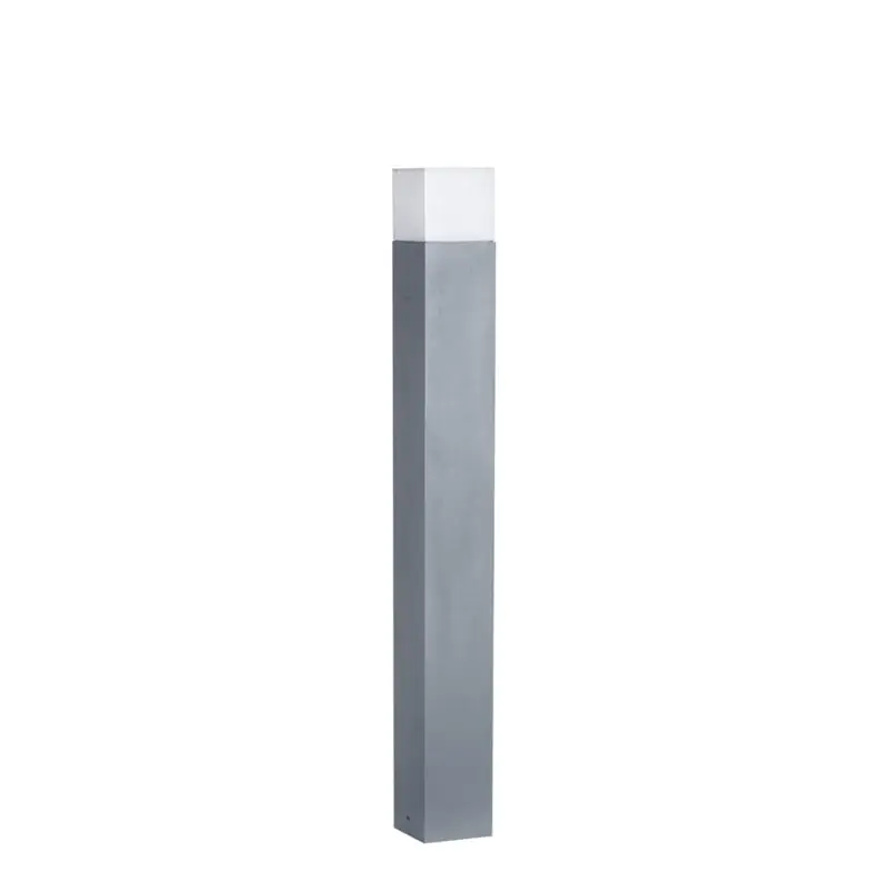 Borne LED Extérieure 80cm GRIS IP54 Aluminium