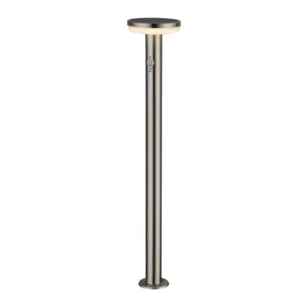 Borne LED Solaire 80cm 4.4W IP44 avec détecteur de présence