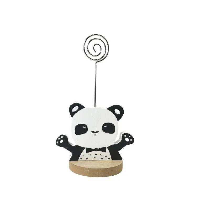 Porte Photo en bois Panda 8.5x6x15cm