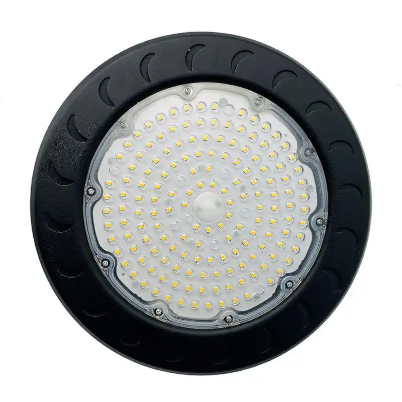 Suspension Industrielle HighBay UFO 100W IP65 NOIR