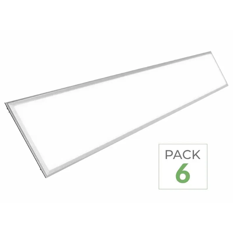 Pack de 6 - Panneau LED 120x30 29W Haut Rendement 137lm\\/W