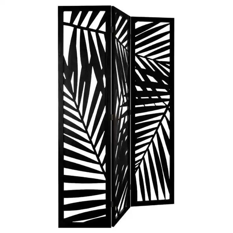 Paravent Bois Feuilles de Palmier 170 cm