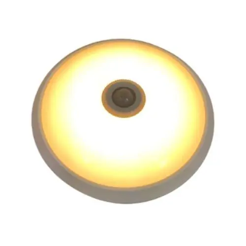 Plafonnier LED Rond 18W avec Détecteur de Mouvement Crépusculaire 220V
