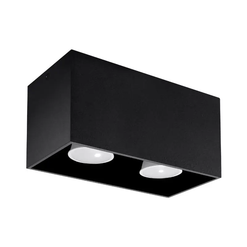 Plafonnier 2 Spots pour Ampoule GU10