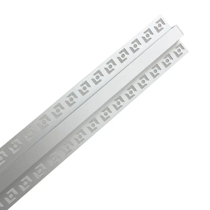 Profilé Aluminium encastrable pour Ruban LED Couvercle Blanc Opaque