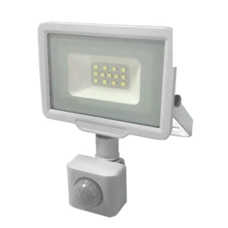 Projecteur LED 10W IP65 avec Détecteur de Mouvement