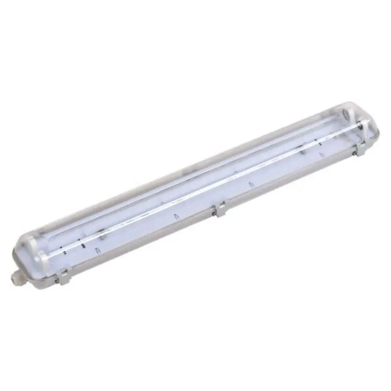Réglette étanche double pour Tube LED T8 IP65 (Boitier vide)