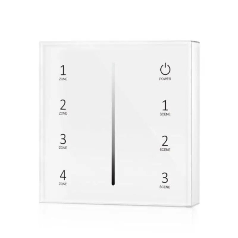 Variateur Tactile Monochrome RF en Saillie 4 Zones