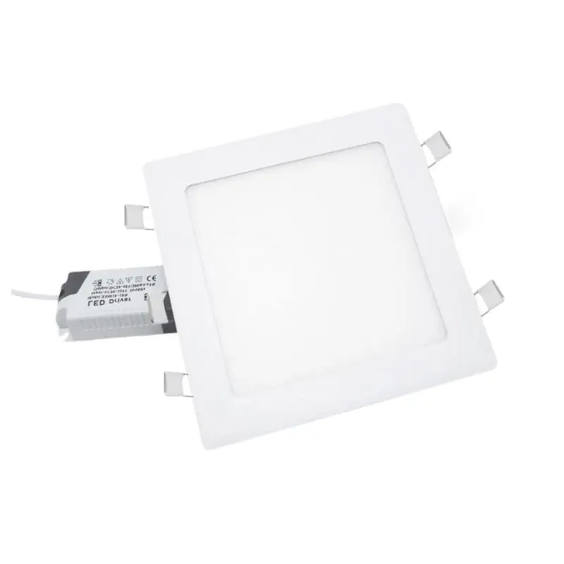 Downlight Dalle LED 24W Extra Plate Carrée BLANC - Blanc Chaud 2300K - 3500K