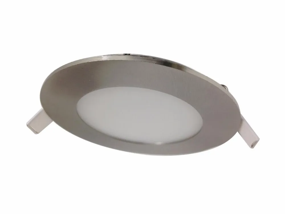 Downlight Dalle LED 6W Extra Plate Ronde - Blanc Chaud 2300K - 3500K \\/ Aluminium