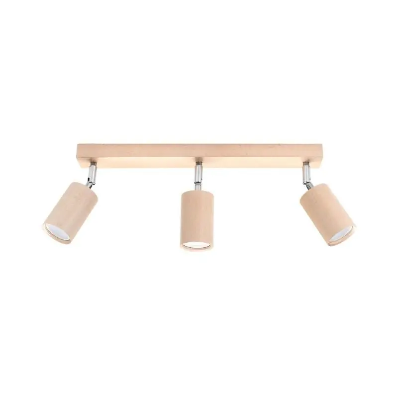 Plafonnier 3 Spots Orientables pour Ampoule GU10