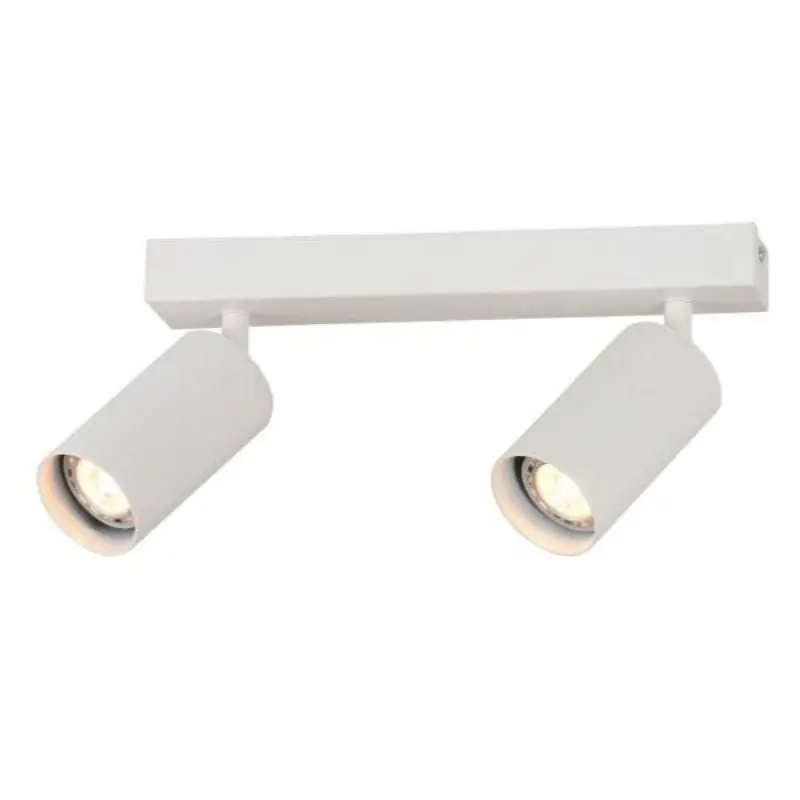 Plafonnier 2 Spots Orientables pour Ampoule GU10
