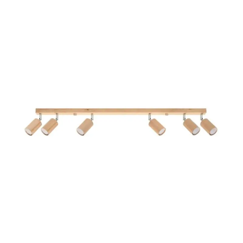 Plafonnier 6 Spots Orientables pour Ampoule GU10