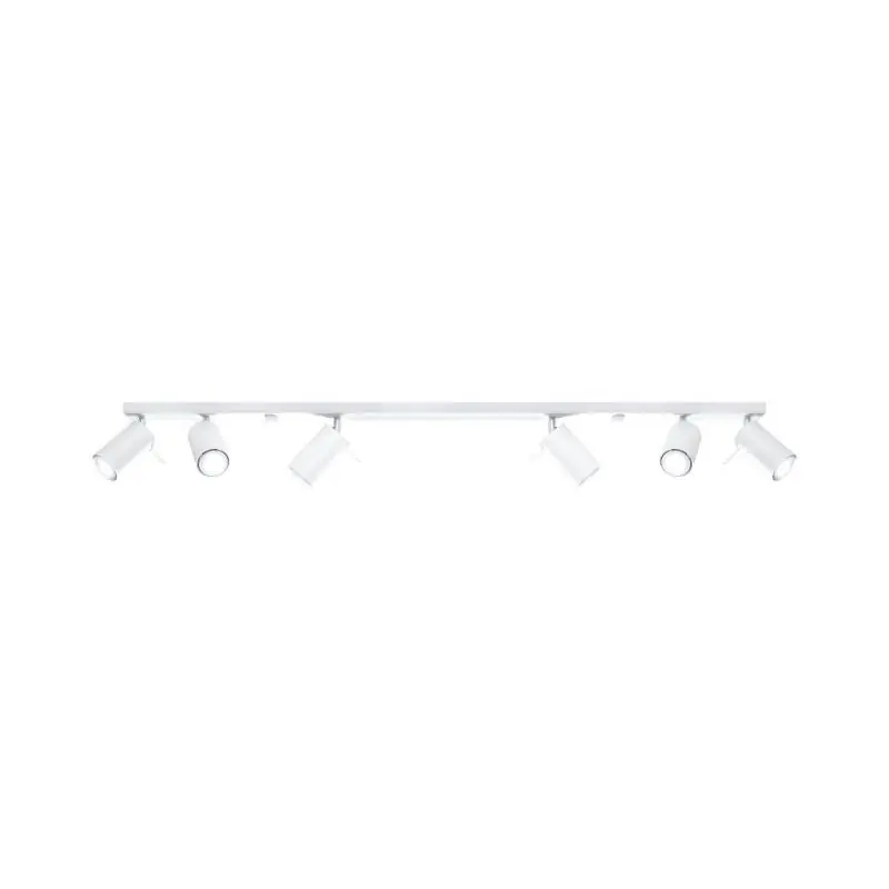 Plafonnier 6 Spots Orientables pour Ampoule GU10