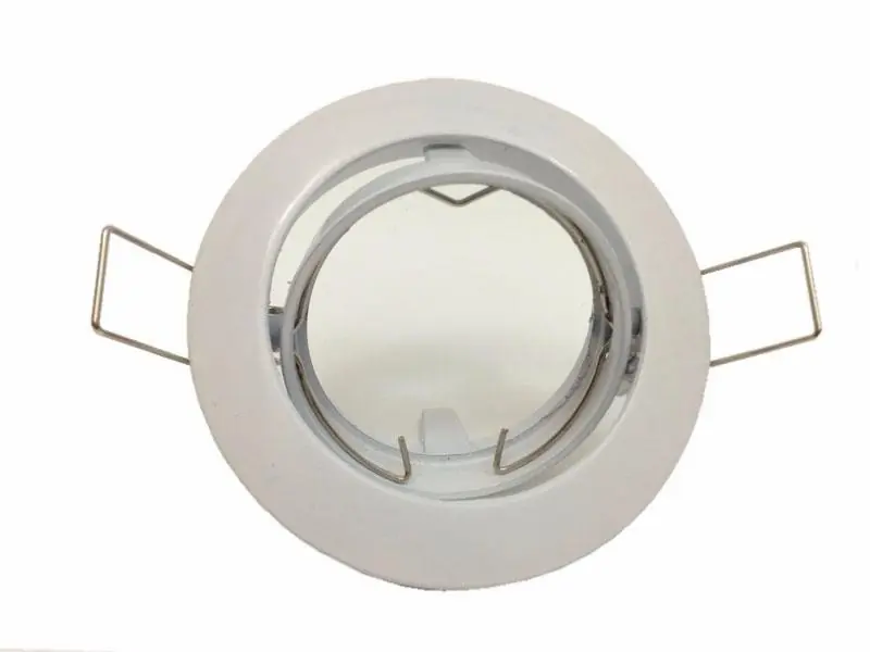 Support Spot Encastrable GU10 LED Orientable Rond