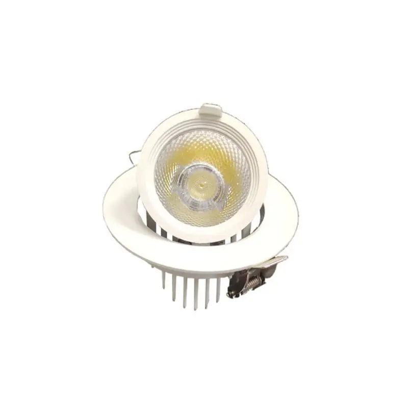 Spot LED Rond Encastrable Orientable BLANC 10W