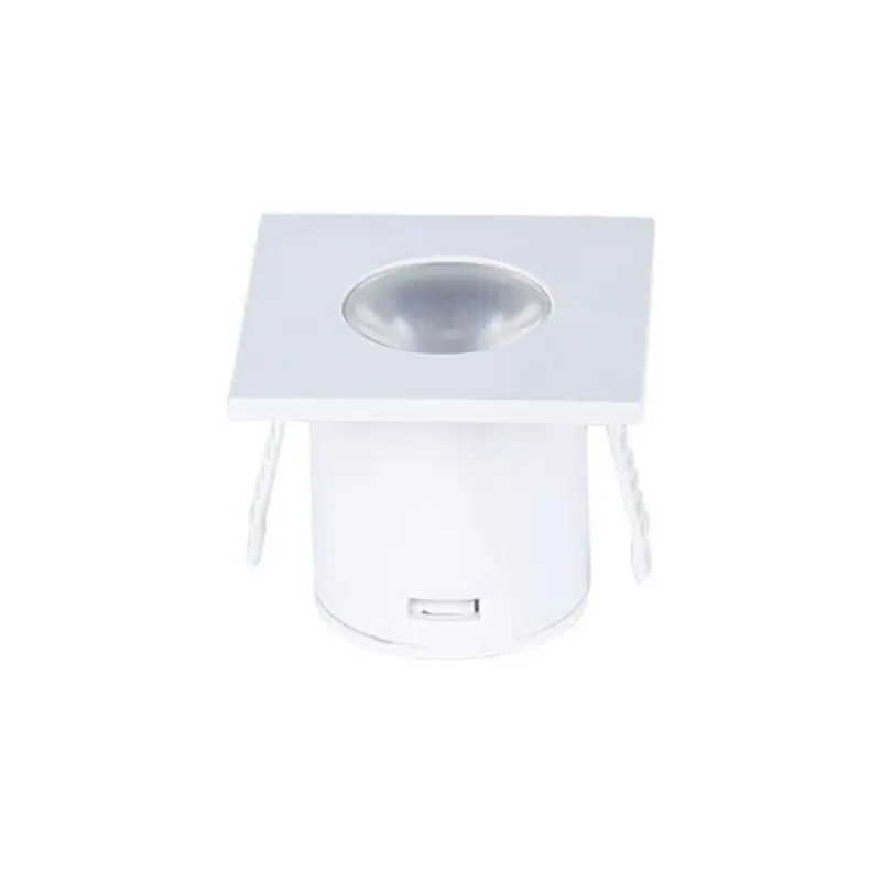 Mini Spot LED Encastrable 1W 90° Carré