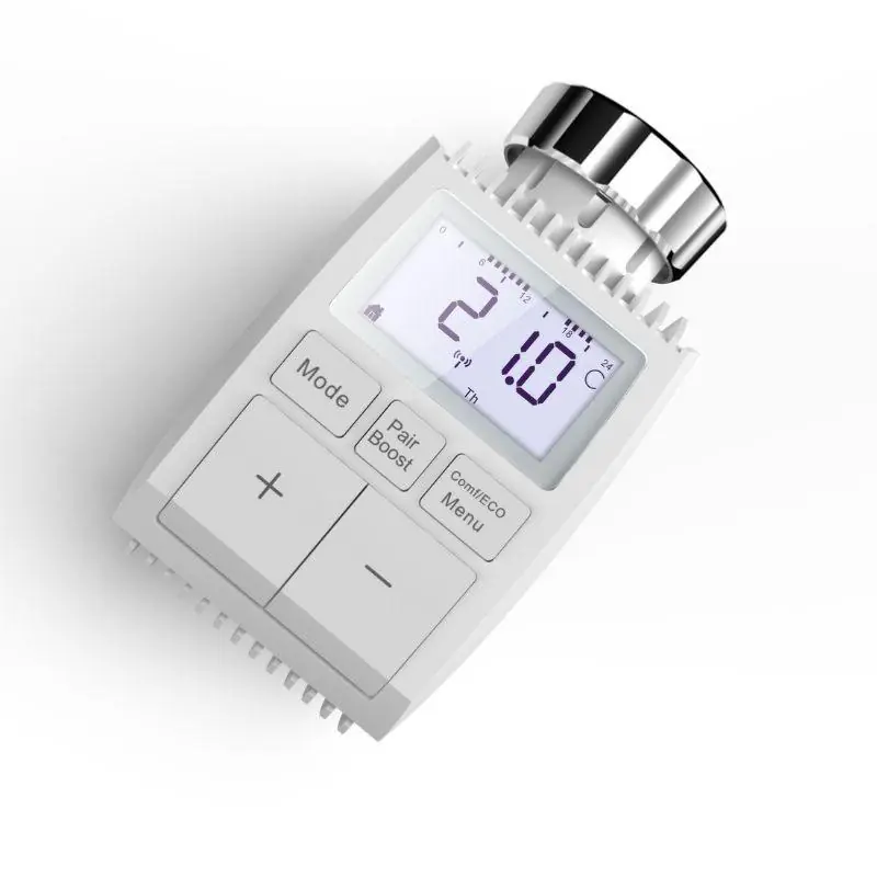 Tête Thermostatique Connectée Universelle avec Ecran LCD