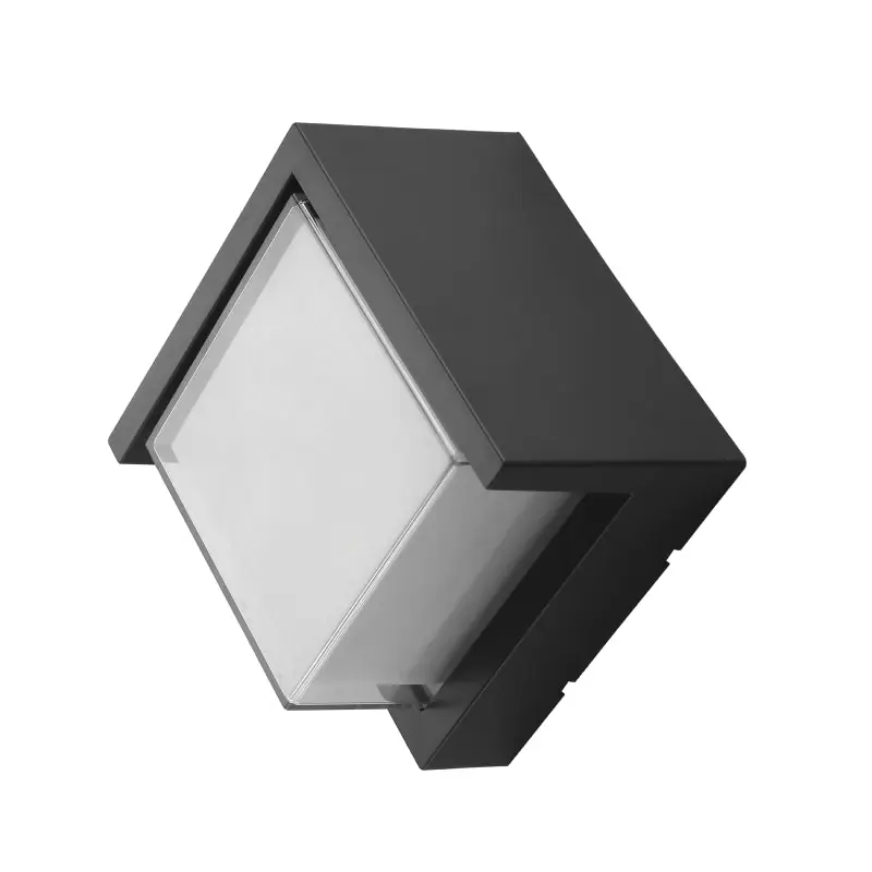 Applique LED Connectée Wifi RGBW 12W IP54 Carrée avec Cache