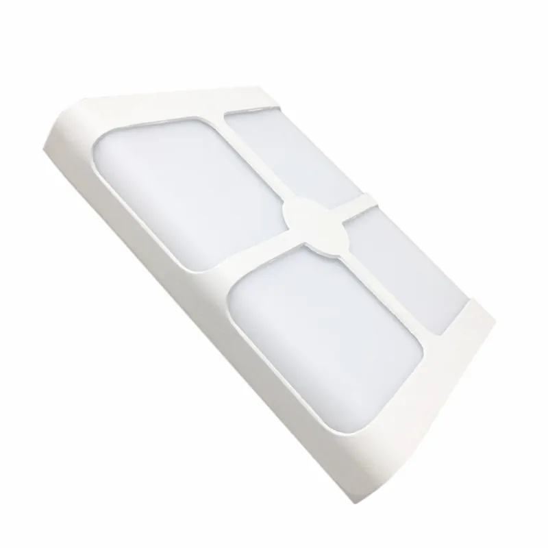 Applique Murale LED 18W IP44 4 Faisceaux Rectangulaire BLANC