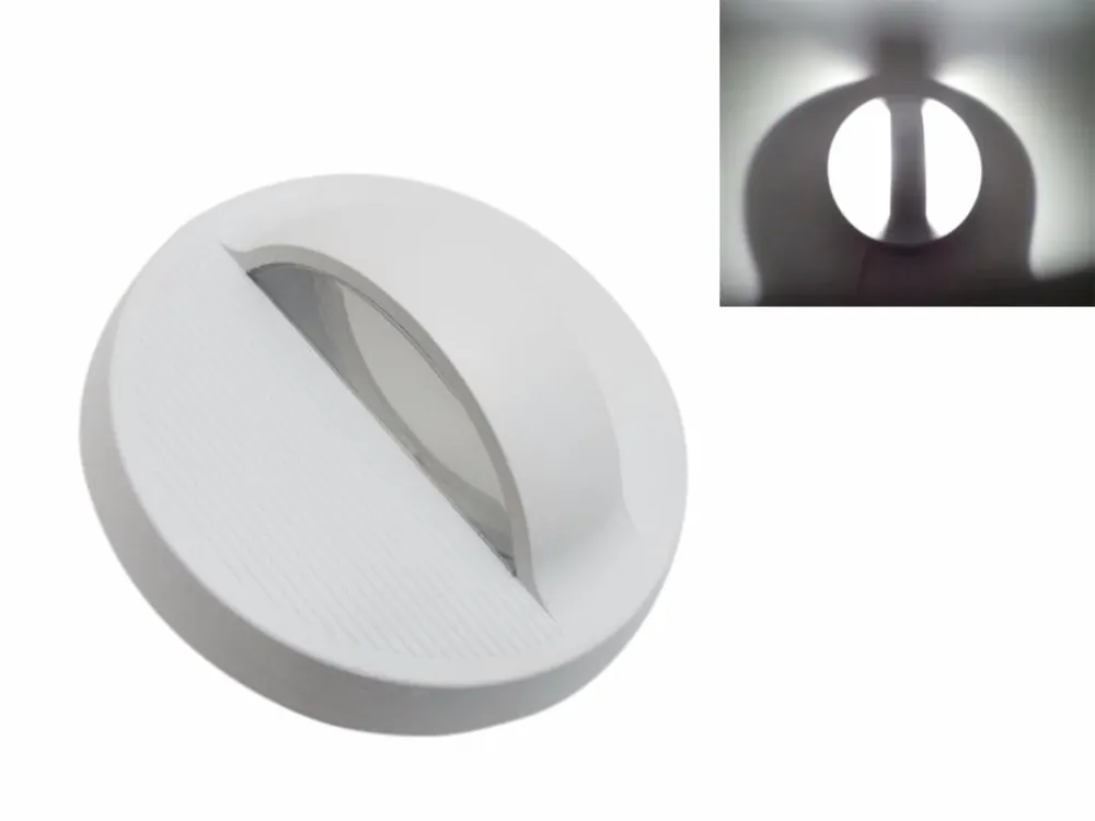 Applique Murale LED 7W IP44 Ronde BLANC