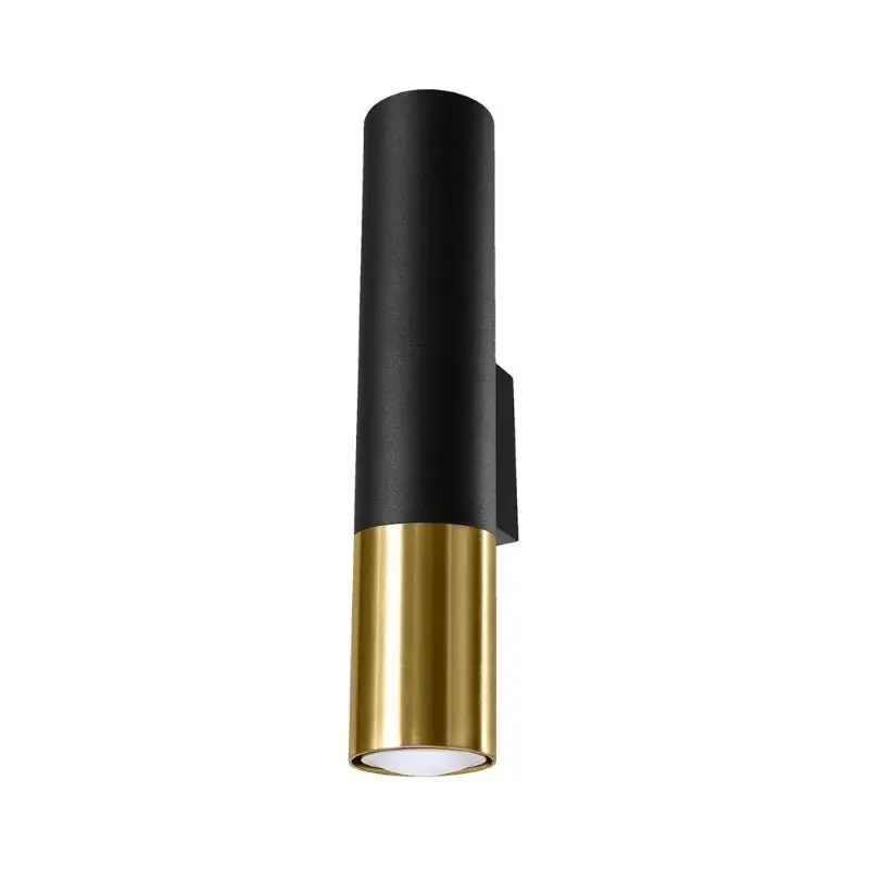 Applique Murale Noire pour Ampoule GU10