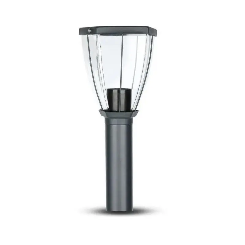 Borne de Jardin Lanterne Noire 80cm pour Ampoule E27 IP44