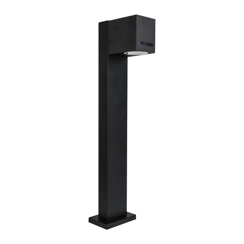 Borne de Jardin Noire 50cm IP54 pour Ampoule GU10